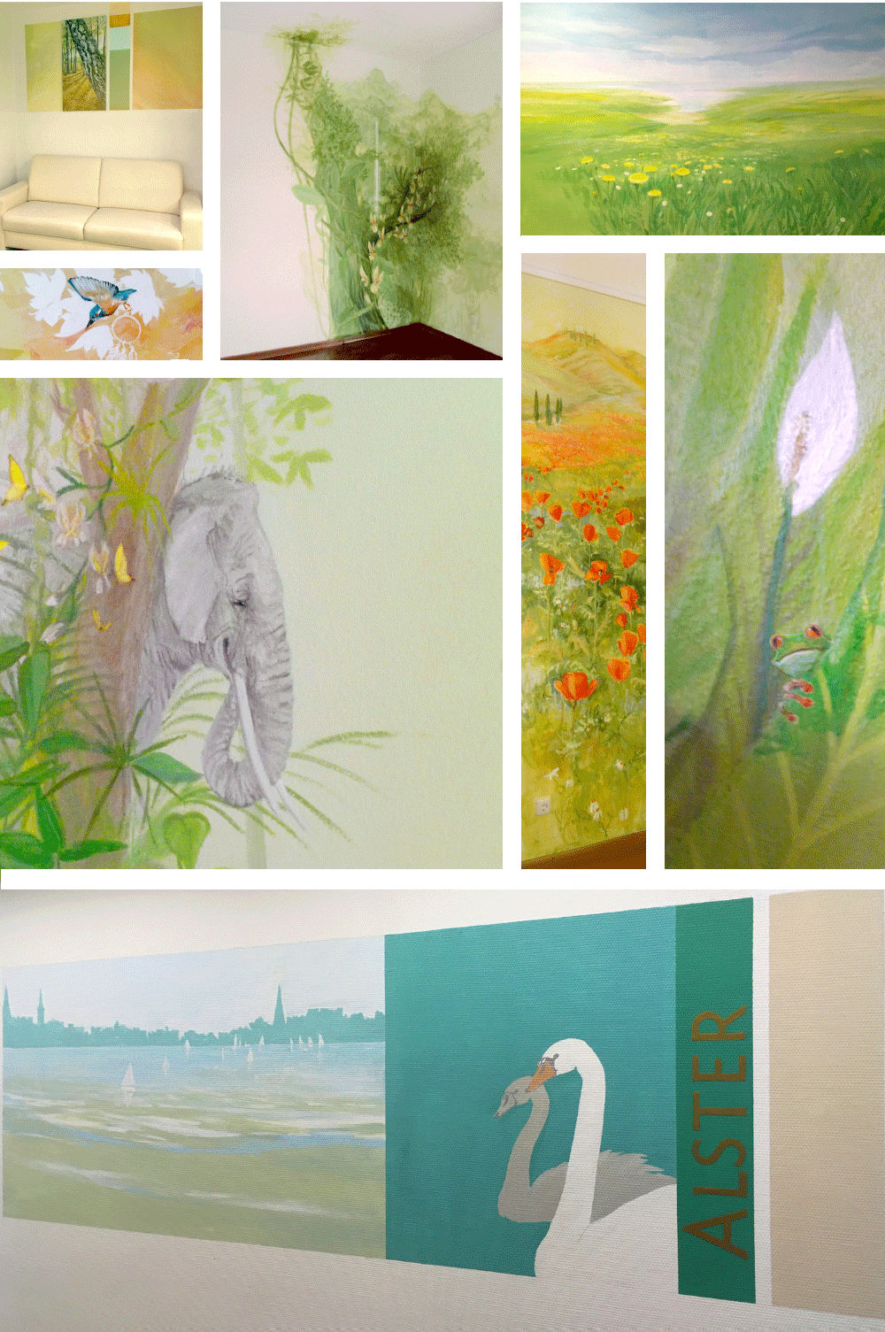 Anja Grasm&uuml;ck Wandgestaltung